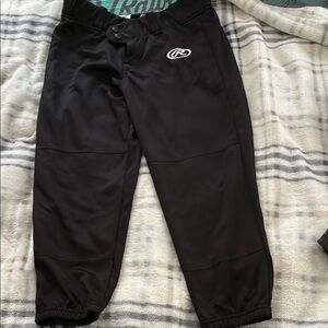 Rawlings women’s  Black softball  Pants knee length